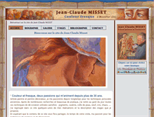 Tablet Screenshot of jcmisset-couleur-fresque.com